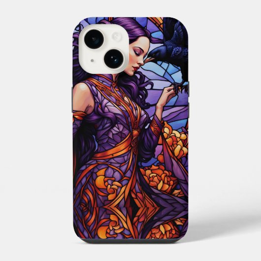 De prinses en de raaf iPhone hoesje (Achterkant)
