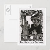 De prinses en de Robot, Briefkaart (Voorkant / Achterkant)