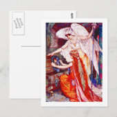 De prinses en de tempelengel briefkaart (Voorkant / Achterkant)
