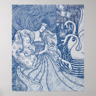 De prinses en de zwaan poster