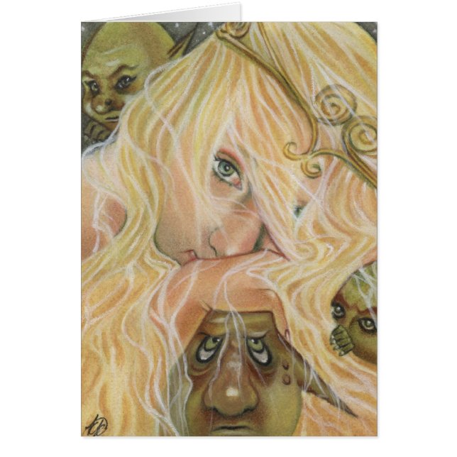De prinses en Goblin-kaart (Voorkant)