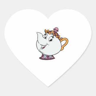 De Prinses en het Beest Hart Sticker