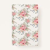 de prinses floral blush feest badge (Achterkant)