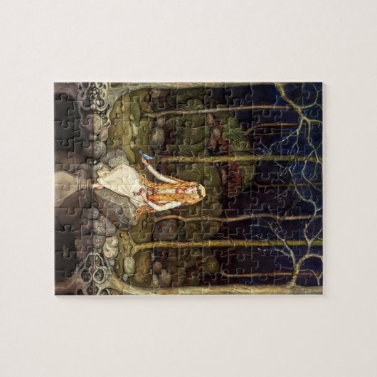 De prinses in het bos legpuzzel (Horizontaal)