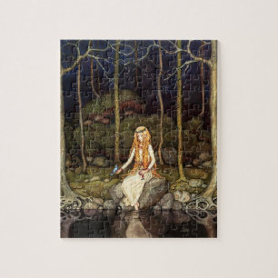 De prinses in het bos legpuzzel