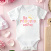 "De prinses is aangekomen" Baby Bodysuit Design