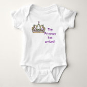 De prinses is gearriveerd romper (Voorkant)