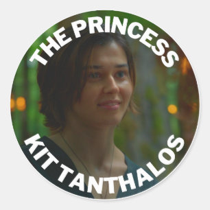 De prinses - Kit Tanthalos Ronde Sticker
