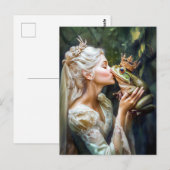De Prinses kust de Kikkerprins Briefkaart (Voorkant / Achterkant)