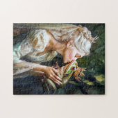 De Prinses kust de Kikkerprins Legpuzzel (Horizontaal)