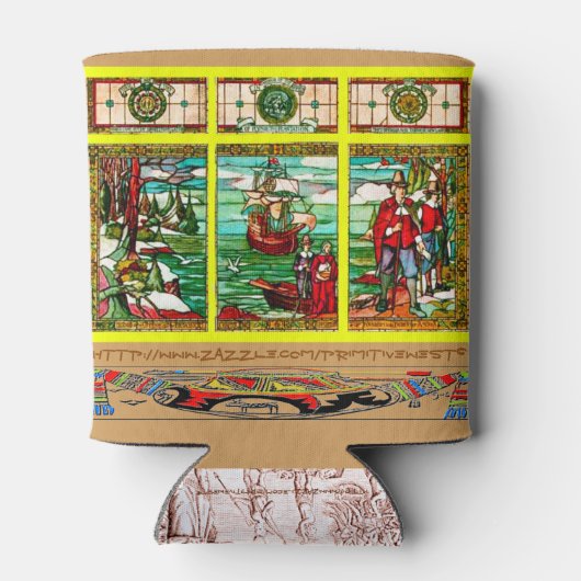 "De prinses Pocahontas" Blikjeskoeler (Achterkant)