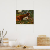 De prinses uit school van Edward Robert Hughes Poster (Keuken)