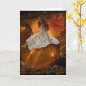 De Prinses van de Fee van de pompoen Kaart (Gele Bloem)