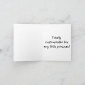 De Prinses van de verjaardag Kaart (Binnen)