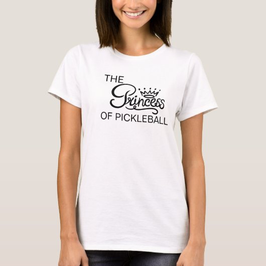 De prinses van Pickleball Royal T-shirt (Voorkant)