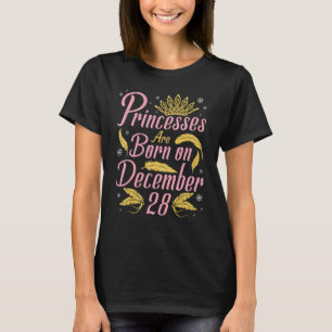 De prinsessen worden geboren op 28 december Happy T-shirt