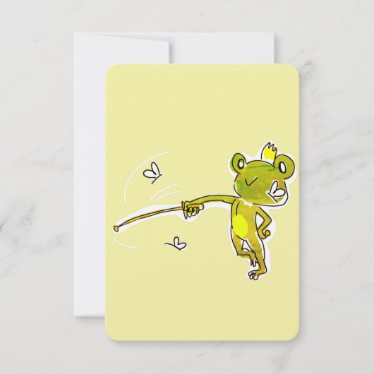 De prinskikker bedankkaart (Voorkant)