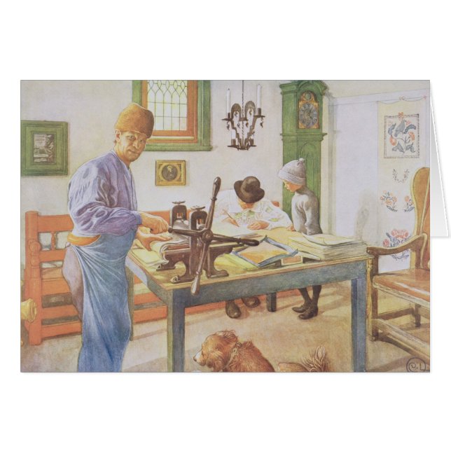 De printruimte, café. in "Lasst Licht Hinin"("Let  (Voorkant Horizontaal)