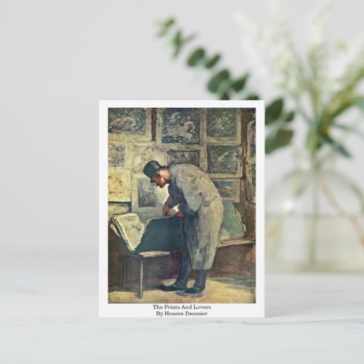 De Prints en overzichten van Honore Daumier Briefkaart (Staand voorkant)