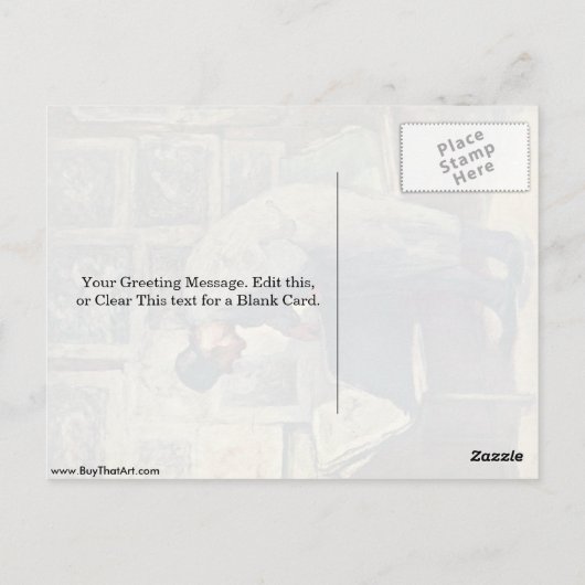 De Prints en overzichten van Honore Daumier Briefkaart (Achterkant)