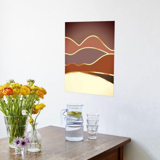 De Prints van de Folie van de gebilde bergen (Laag (Keuken))