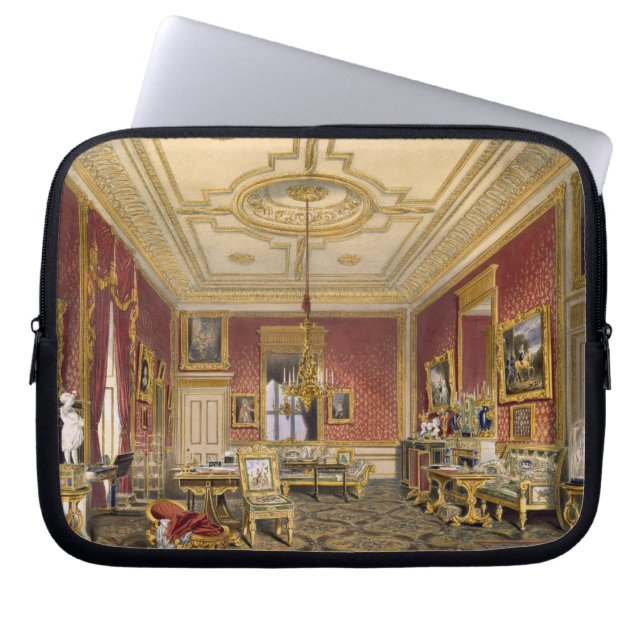 De privé-Zitkamer van de koningin, Windsor Castle, Laptop Sleeve (Voorkant)