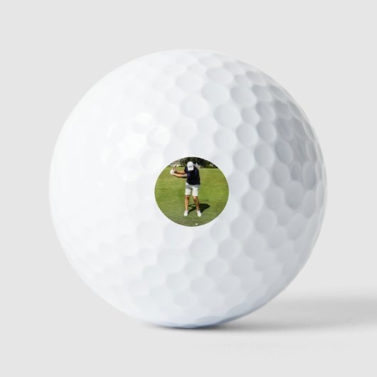 De Pro-Frame Aangepaste Fotogolfbal Golfballen (Voorkant)
