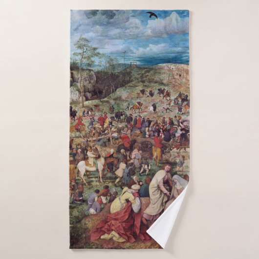 De Processie naar Golgotha, Pieter Bruegel Badhanddoek (Badhanddoek)
