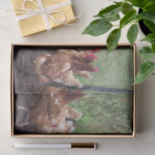 De Processie (van kippen) Tissuepapier (Geschenk)