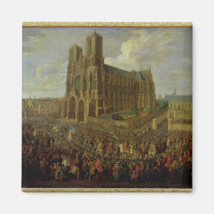 De processie van koning Louis XV Magneet