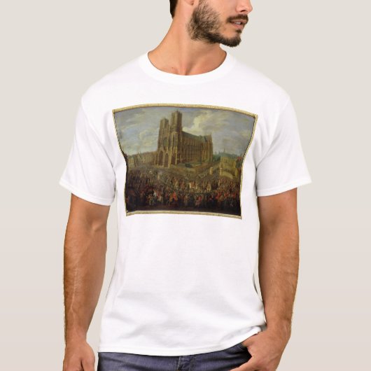 De processie van koning Louis XV T-shirt (Voorkant)