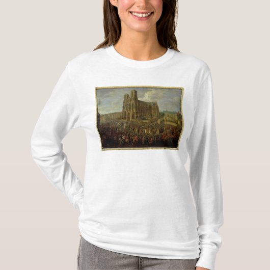 De processie van koning Louis XV T-shirt (Voorkant)