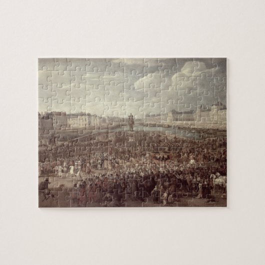 De "Processie van Louis XIV (1638-1715)" over de g Legpuzzel (Horizontaal)
