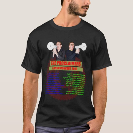 DE PROCLAIMERS VANAF 2019 T-SHIRT (Voorkant)