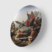 De proclamatie Mattheüs 18:20 Ronde Klok (Hoek)