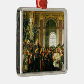 De proclamatie van Wilhelm als Kaiser Metalen Ornament (Rechts)