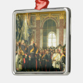 De proclamatie van Wilhelm als Kaiser Metalen Ornament (Links)