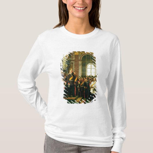 De proclamatie van Wilhelm als Kaiser T-shirt (Voorkant)