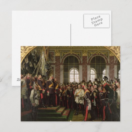 De proclamatie van Wilhelm Briefkaart (Voorkant / Achterkant)