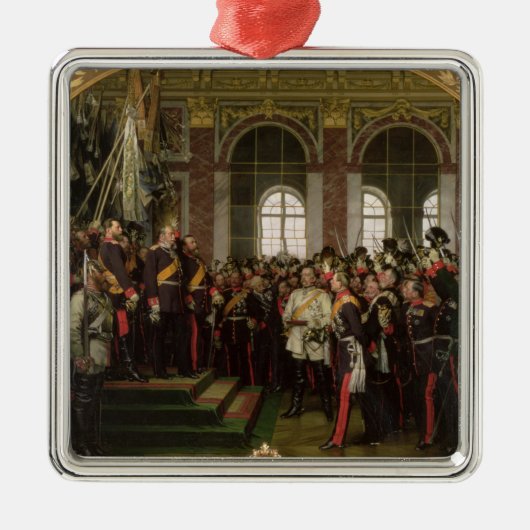 De proclamatie van Wilhelm Metalen Ornament (Voorkant)