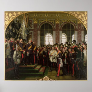 De proclamatie van Wilhelm Poster