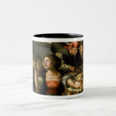 De prodigal Son, 1536 Tweekleurige Koffiemok (Center)