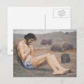 De Prodigal Son, c. 1879 (olie op linnen) Briefkaart (Voorkant / Achterkant)