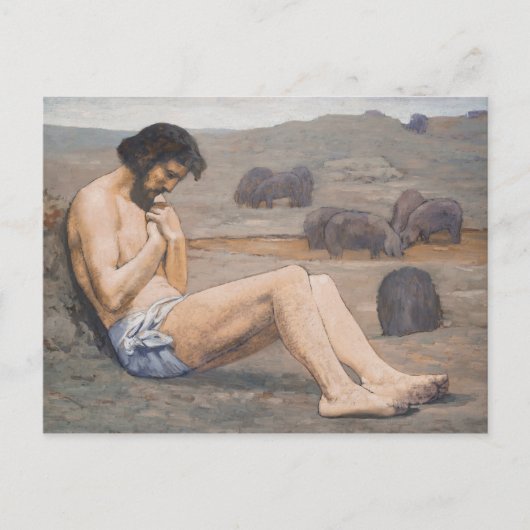 De Prodigal Son, c. 1879 (olie op linnen) Briefkaart (Voorkant)