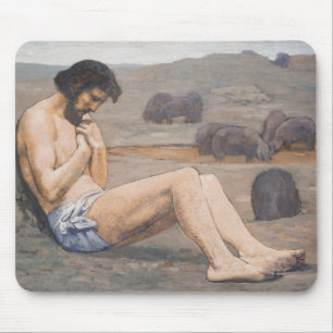 De Prodigal Son, c. 1879 (olie op linnen) Muismat