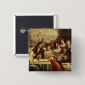 De prodigal Son met Harlots Vierkante Button 5,1 Cm (Voorkant /achterkant)