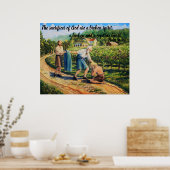 De prodigal Son, vergiffenis, wijngaard, psalm 51: Poster (Keuken)