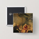 De prodigal Son Vierkante Button 5,1 Cm (Voorkant /achterkant)