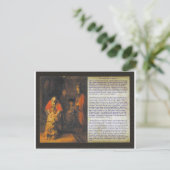 De prodigal zoon. briefkaart (Staand voorkant)