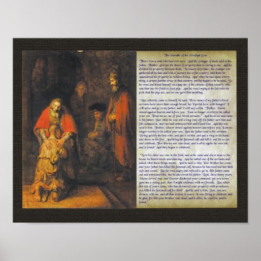 De prodigal zoon. poster (Voorkant)